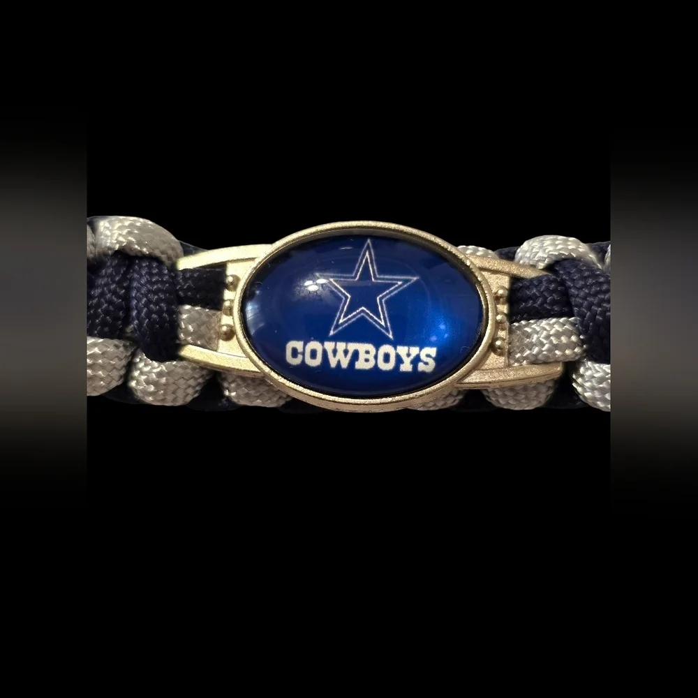 Dallas Cowboys Blue and Gray Paracord Bracelet